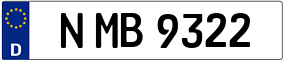 Truck License Plate